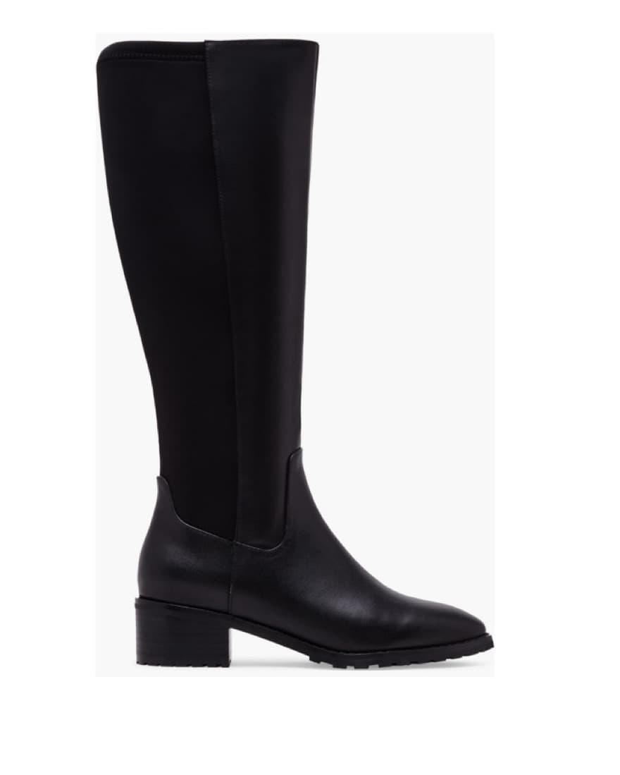Black Leather Knee High Boot - Image 3