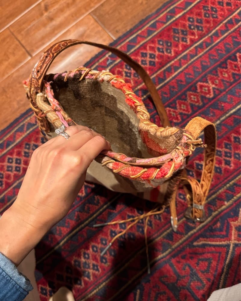 Boho Chic Denim Jacket with Embroidered Belt Bag - Image 6