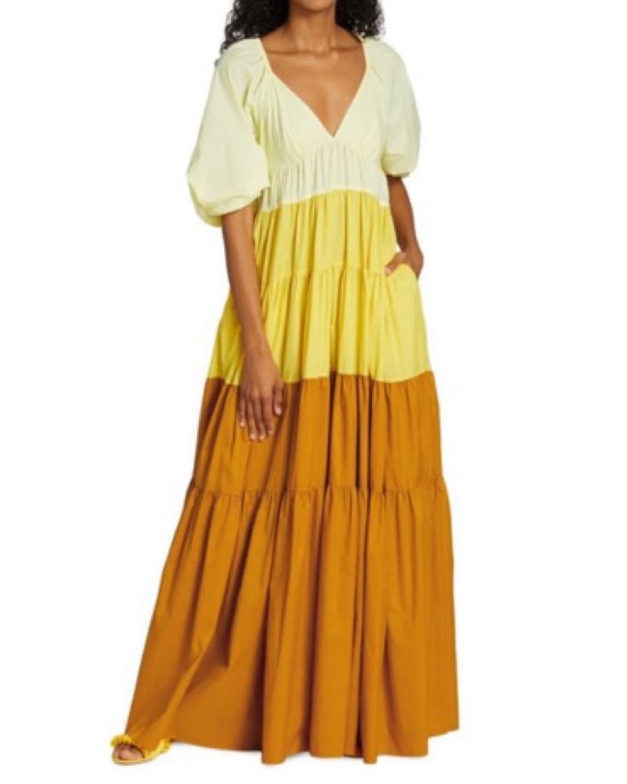 Staud Colorblock Dress - Image 2