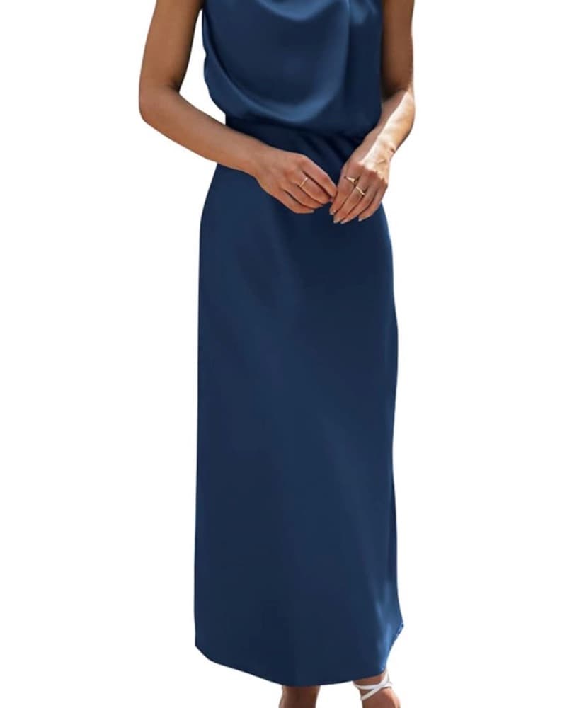 Dark Blue Formal Dress - Image 1