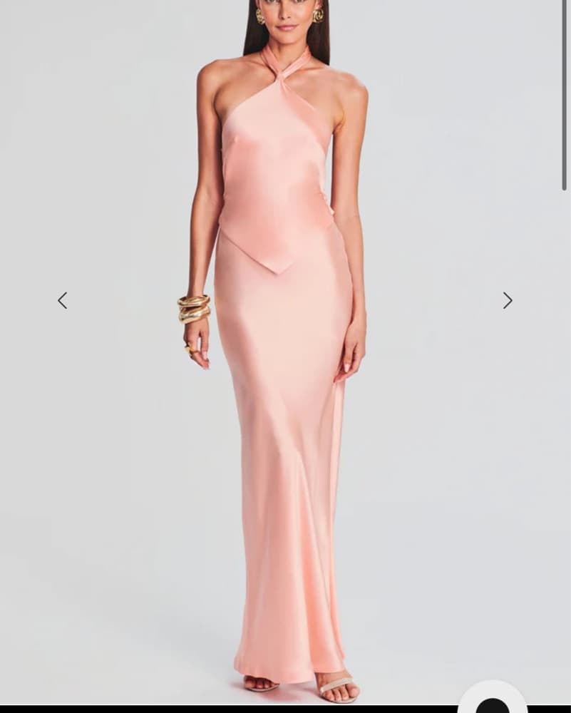 Retrofete Ester Gown Maxi Dress Halter  - Image 4