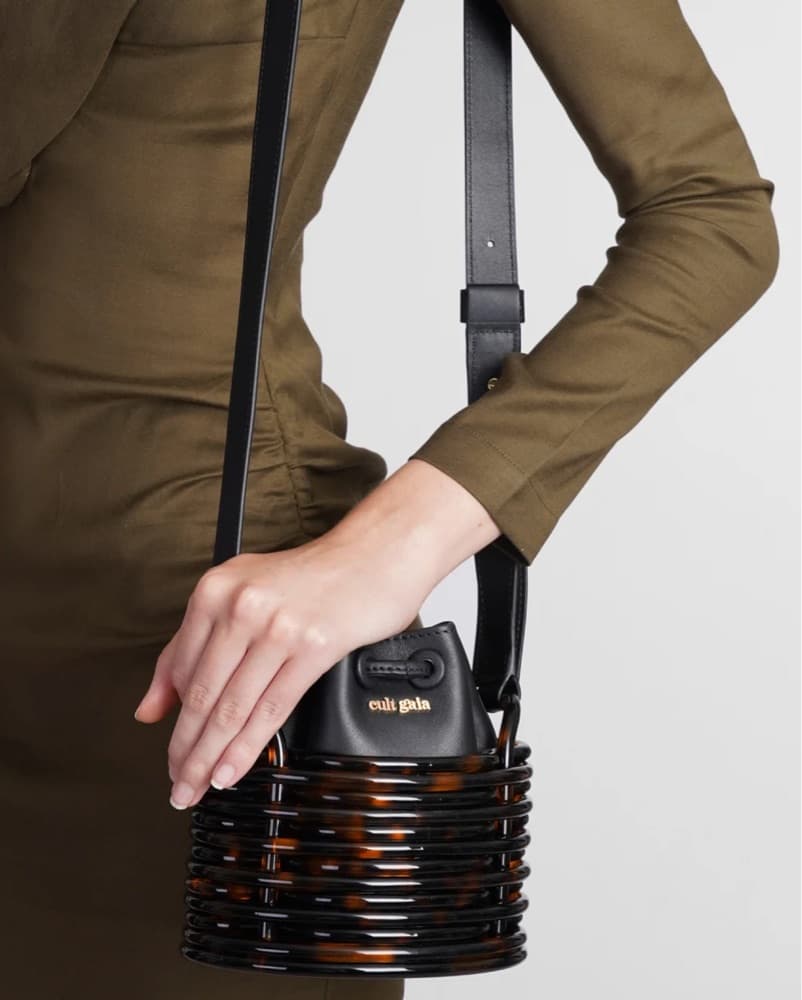 Cult Gaia Chaya Crossbody Tortoise - Image 1