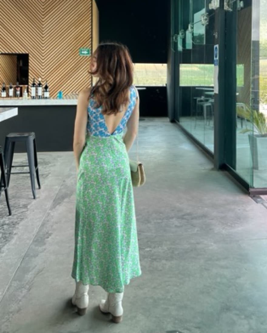 VRG GRL maxi silk dress - Image 2