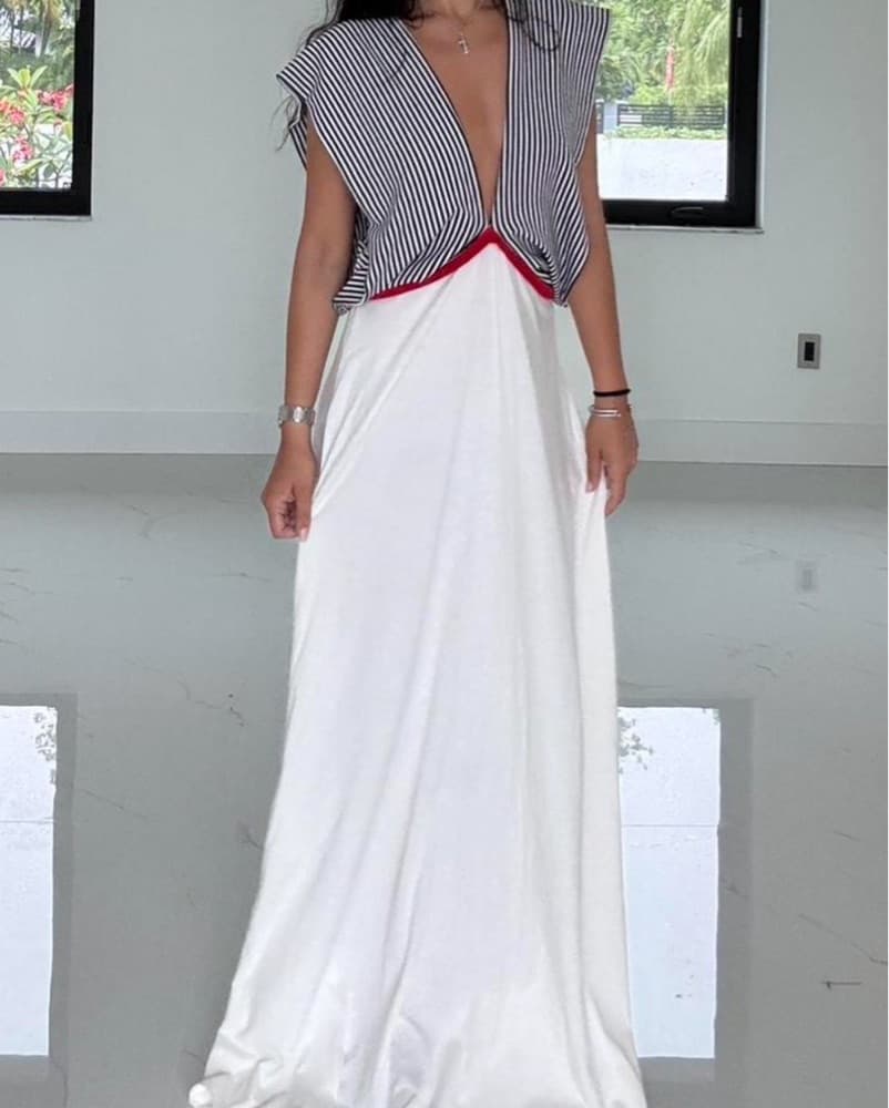 Long Vintage Summer Dress  - Image 2