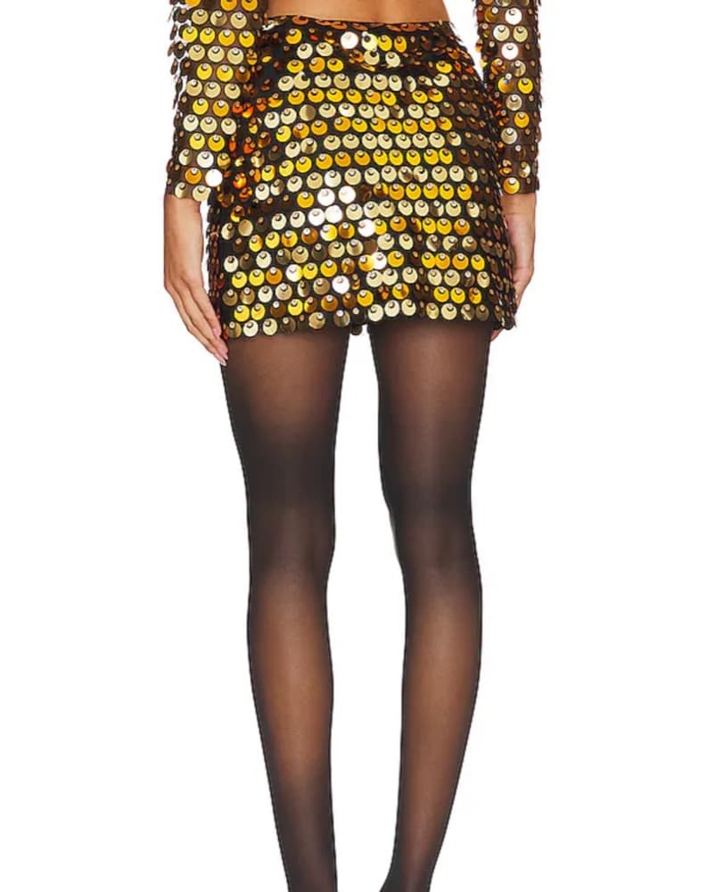 Revolve - Mina Skirt in Gold - Image 2