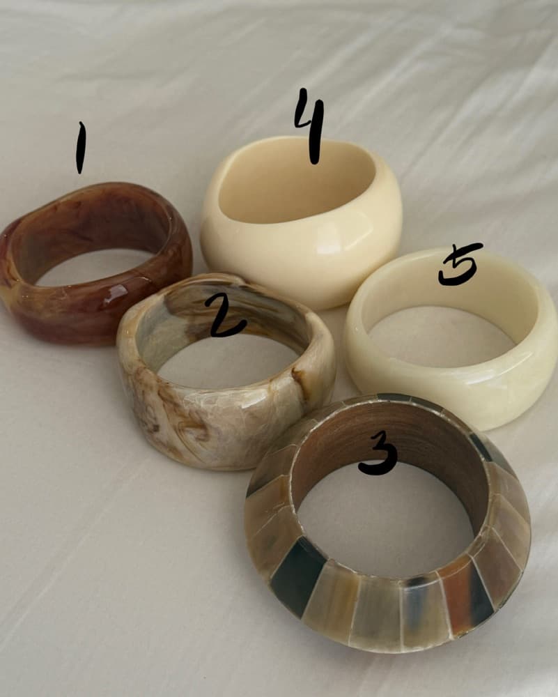 Zara Bangles Maxi Bracelet Stack  - Image 2
