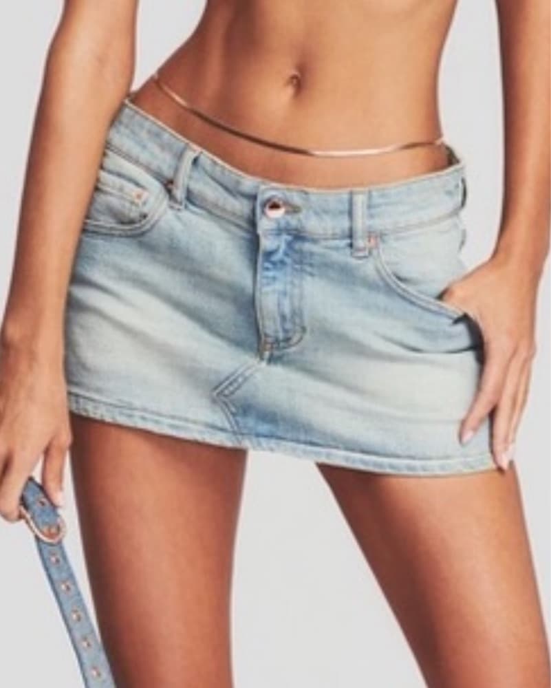 Retrofete Jean Skirt - Image 1