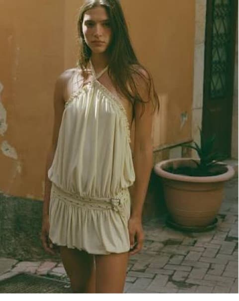 With Jean Magnol Dress Yellow - Image 3