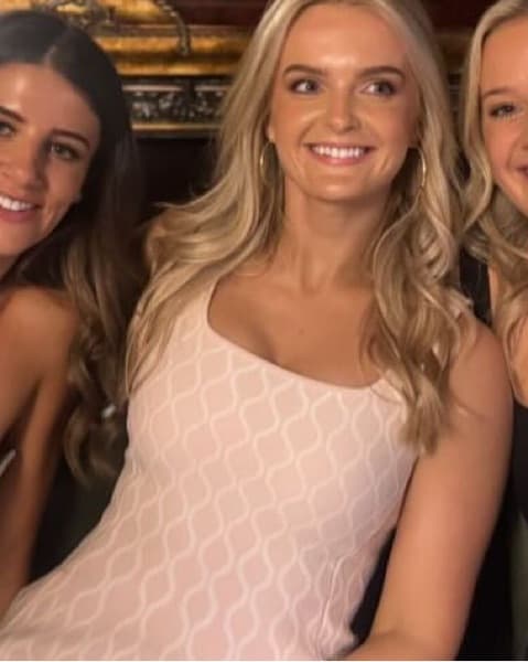 Maje Pink & White Mini dress  - Image 1