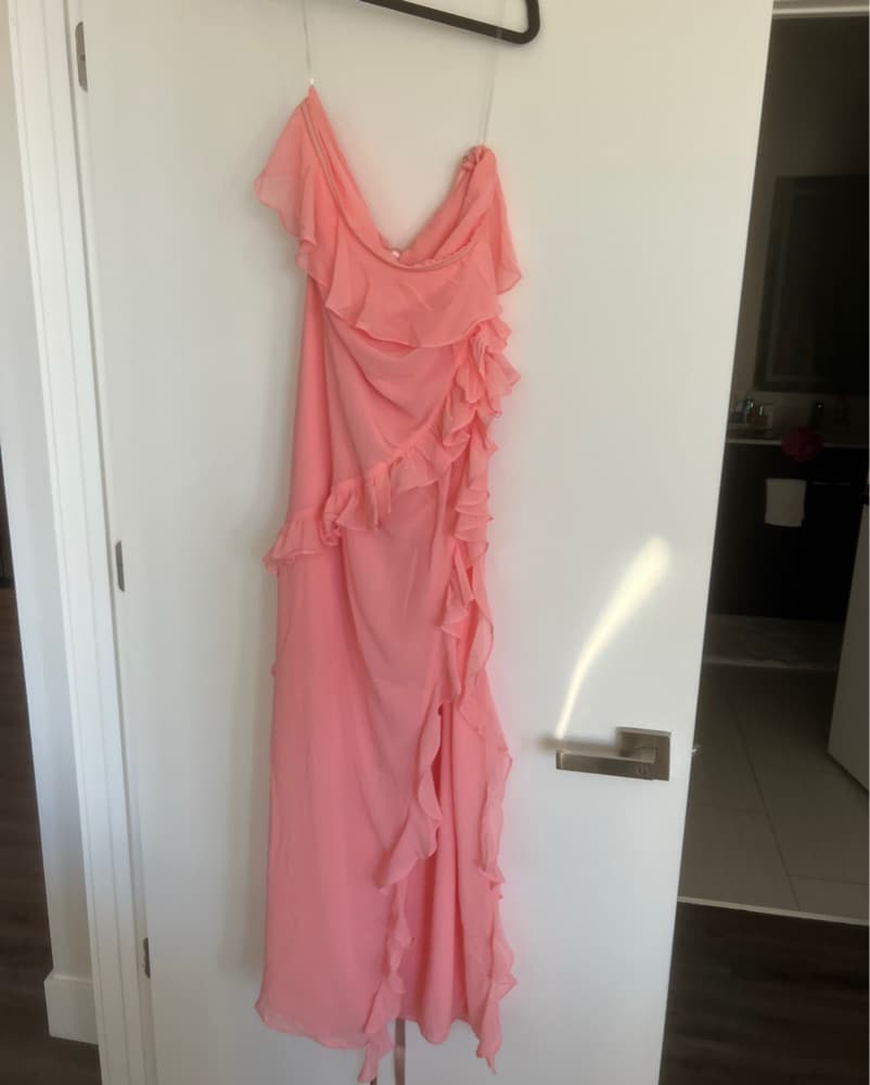 House Of CB Serina Ruffle Maxi Dress - Image 5