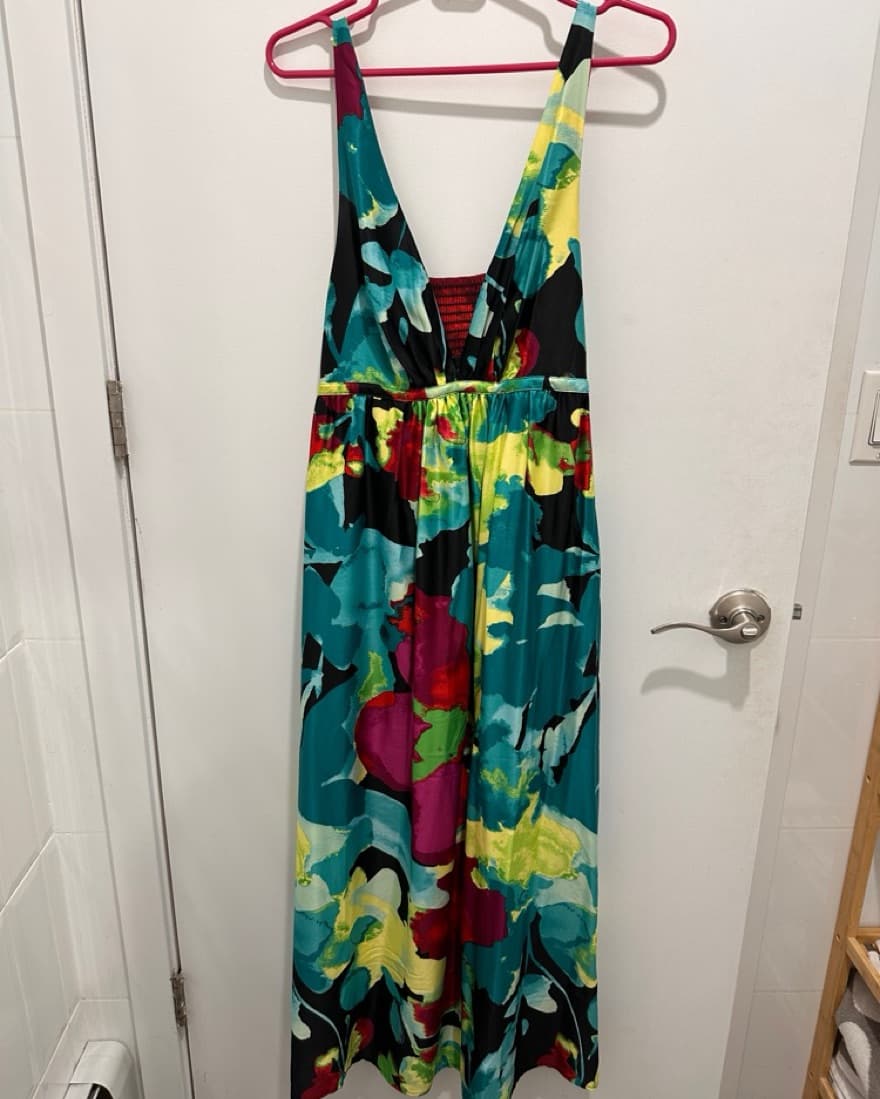 Colorful Natori cocktail dress - Image 1