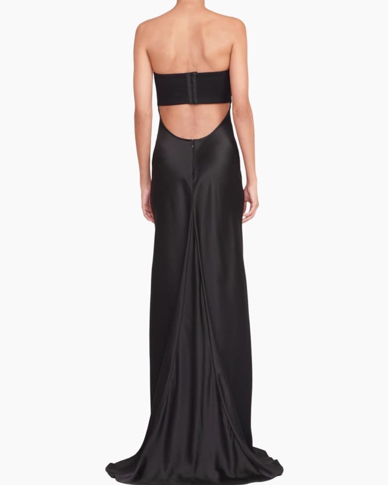 Black Staud Strapless Gown - Image 2