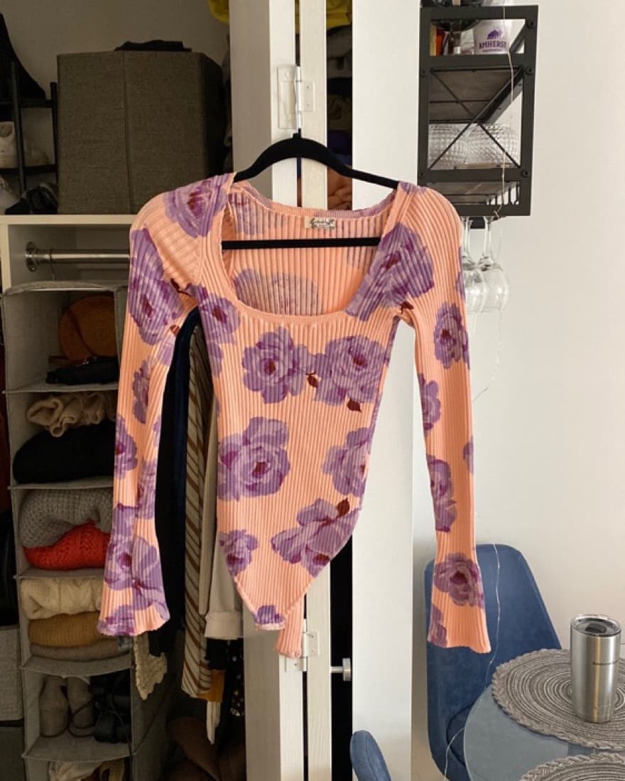 Free People Ribbed Bodysuit - Image 1