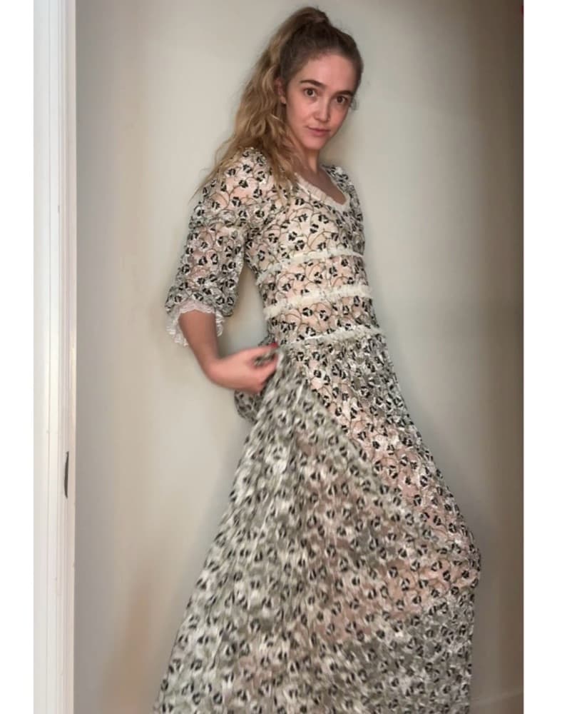 Shrimps Full Length Lace Dress  - Image 3