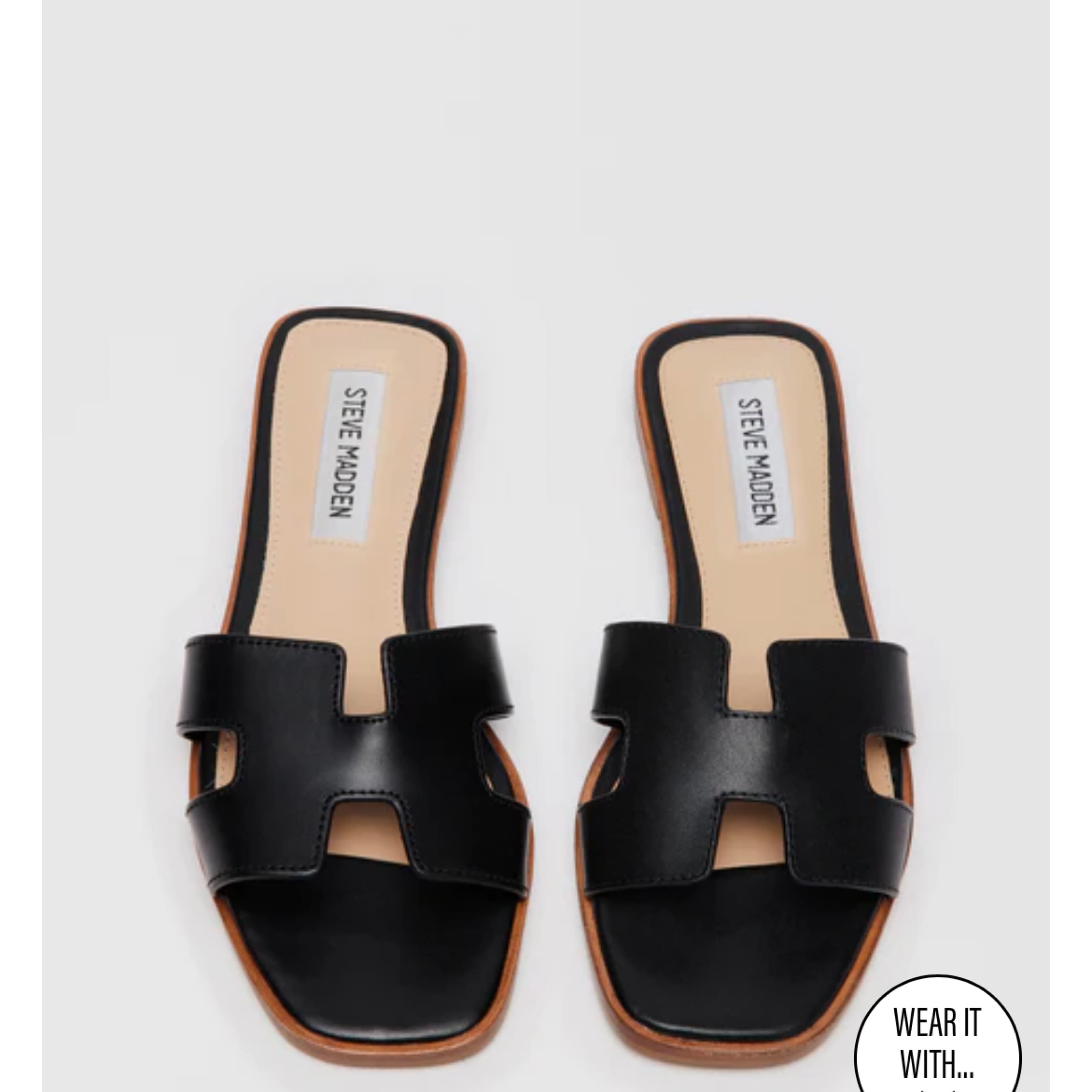Steve Madden Black Sandals - Image 2