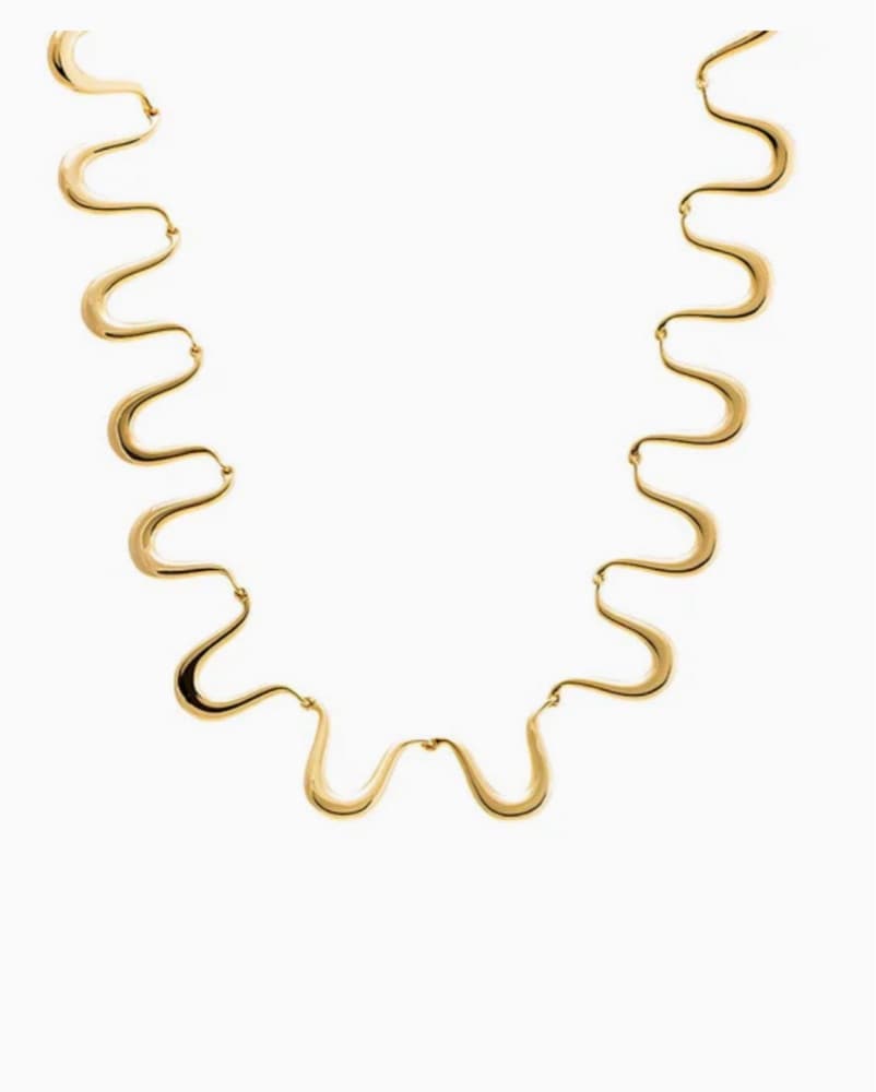 Thin Squiggle Necklace - Image 2
