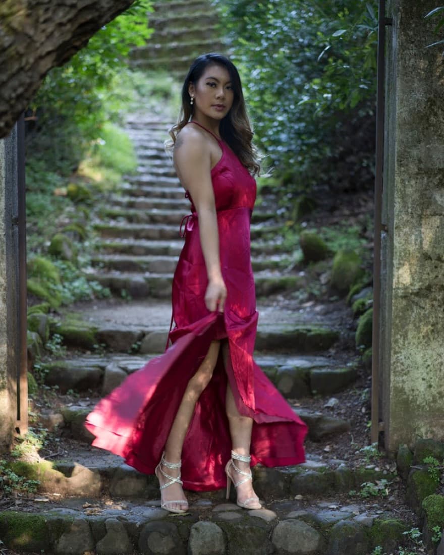 Red Formal Dress - Image 2
