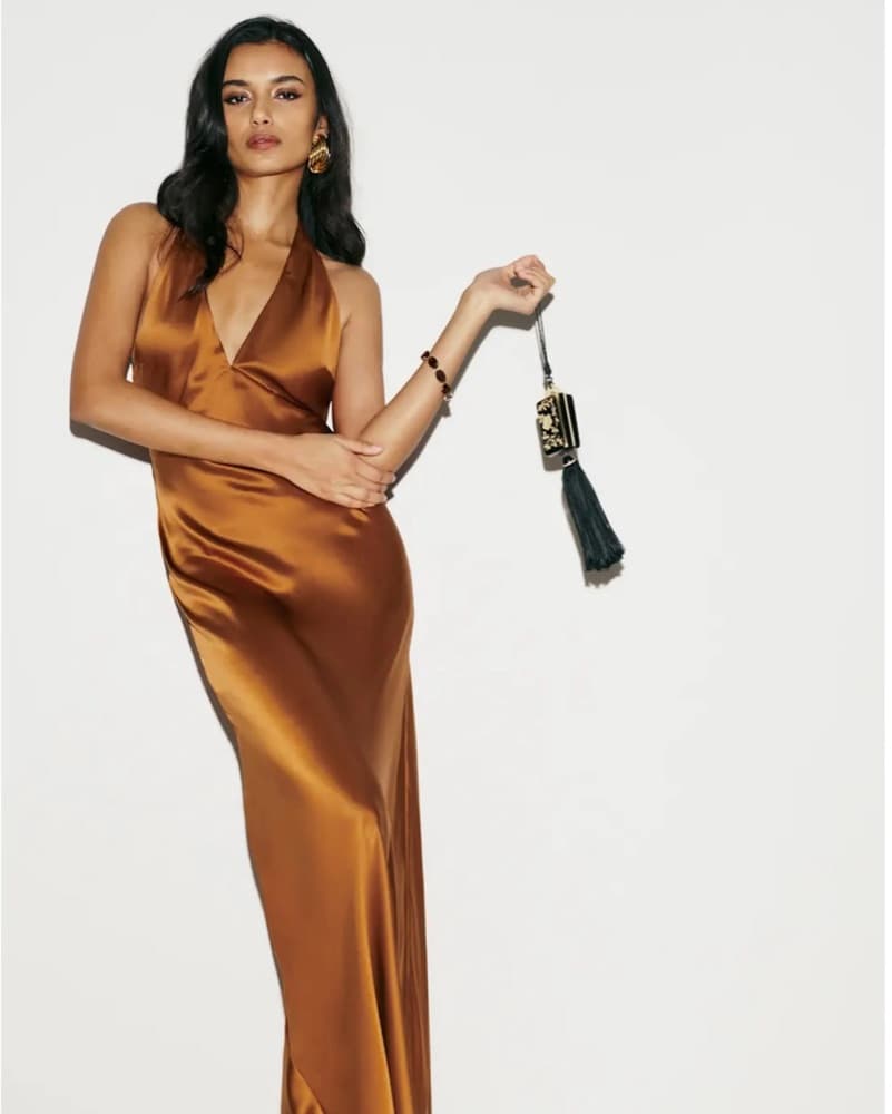 Reformation Daniela Silk Dress  - Image 1