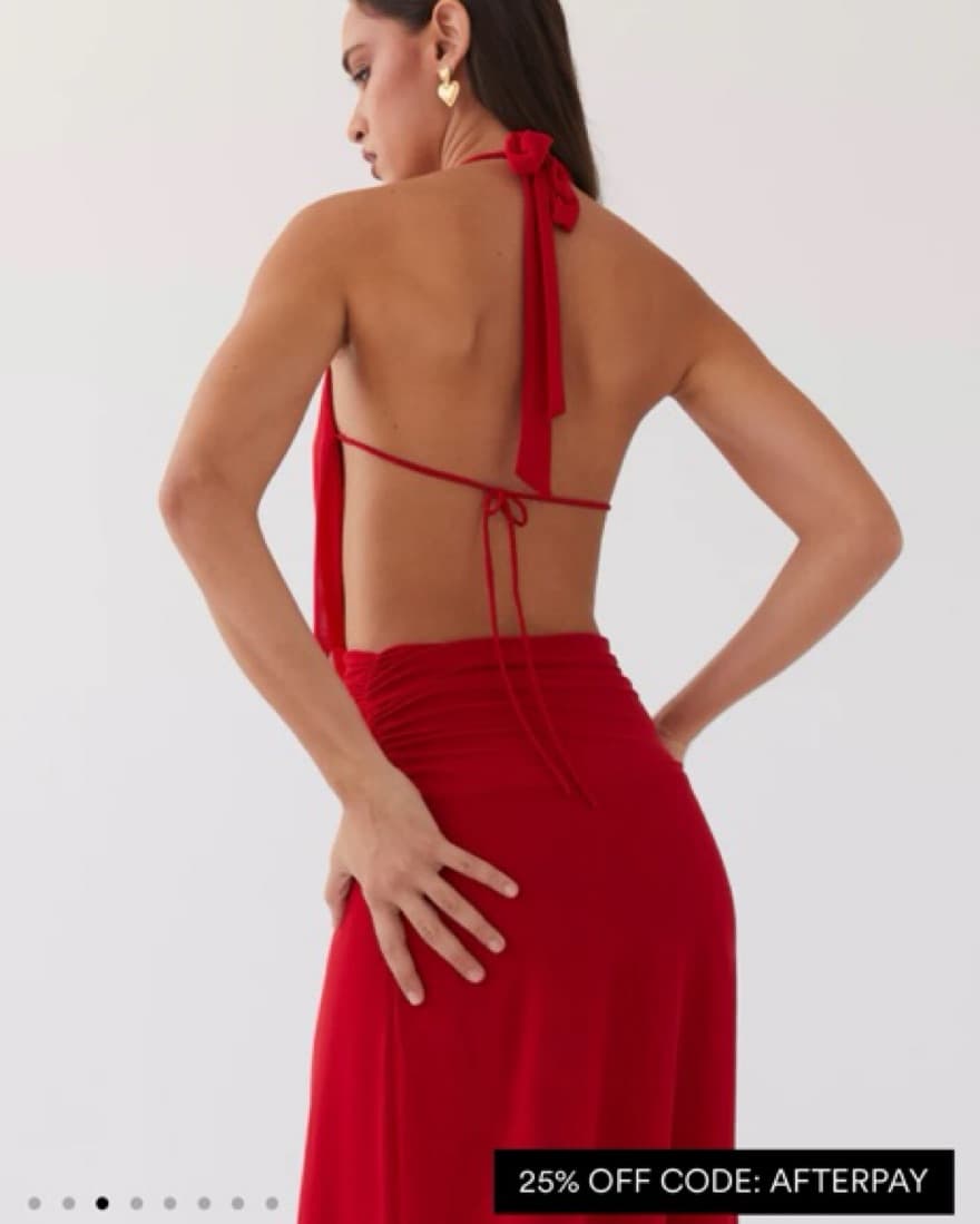 Peopermayo Elysia Halter Maxi Dress - Image 2
