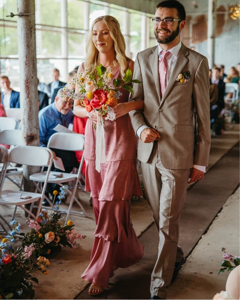 Elegant Mauve Tiered Maxi Dress - Image 5