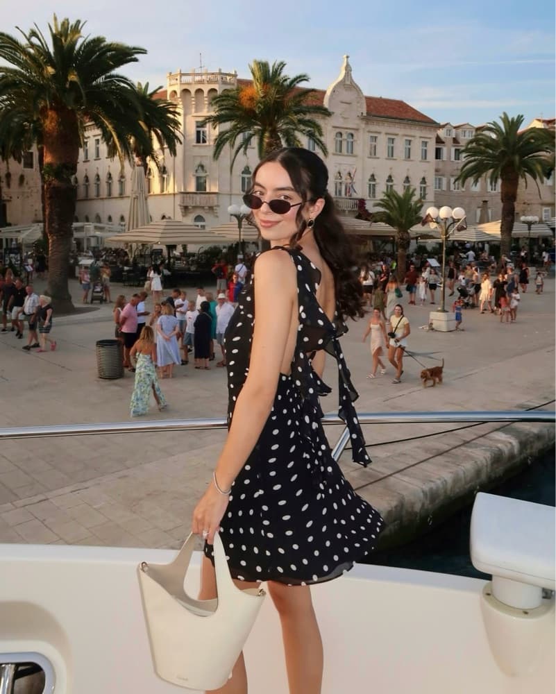 Revolve Polka Dot Mini Dress - Image 2