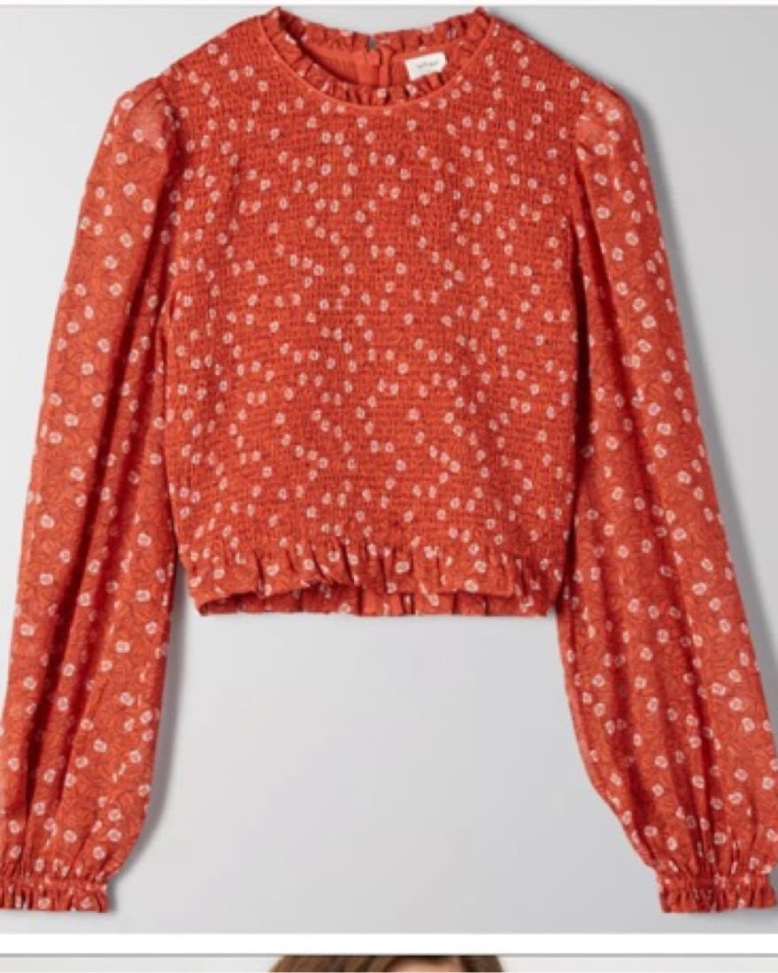 Aritzia Wilfred Orange Blouse top  - Image 2
