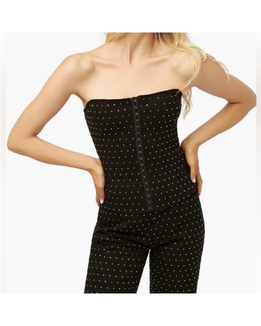 We Wore What Rhinestone Corset - Image 1