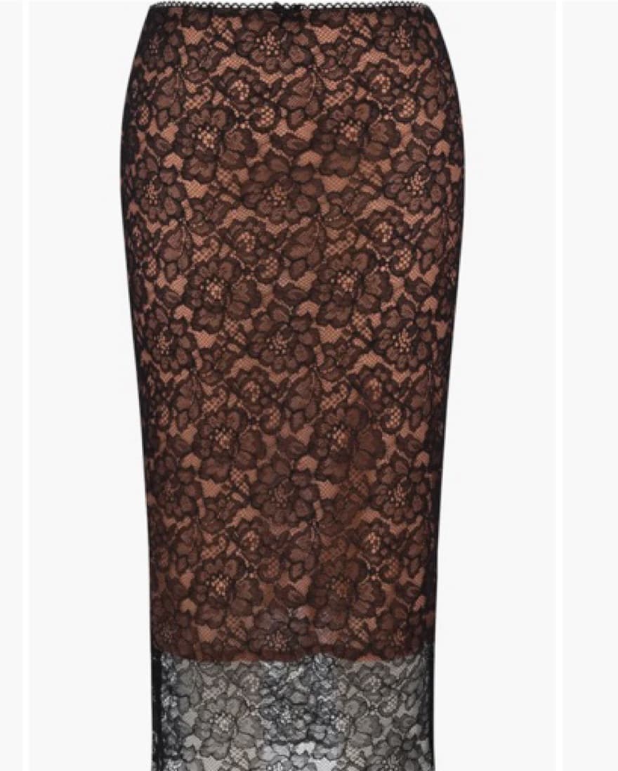Yolanda Lace Pencil Skirt - Image 5