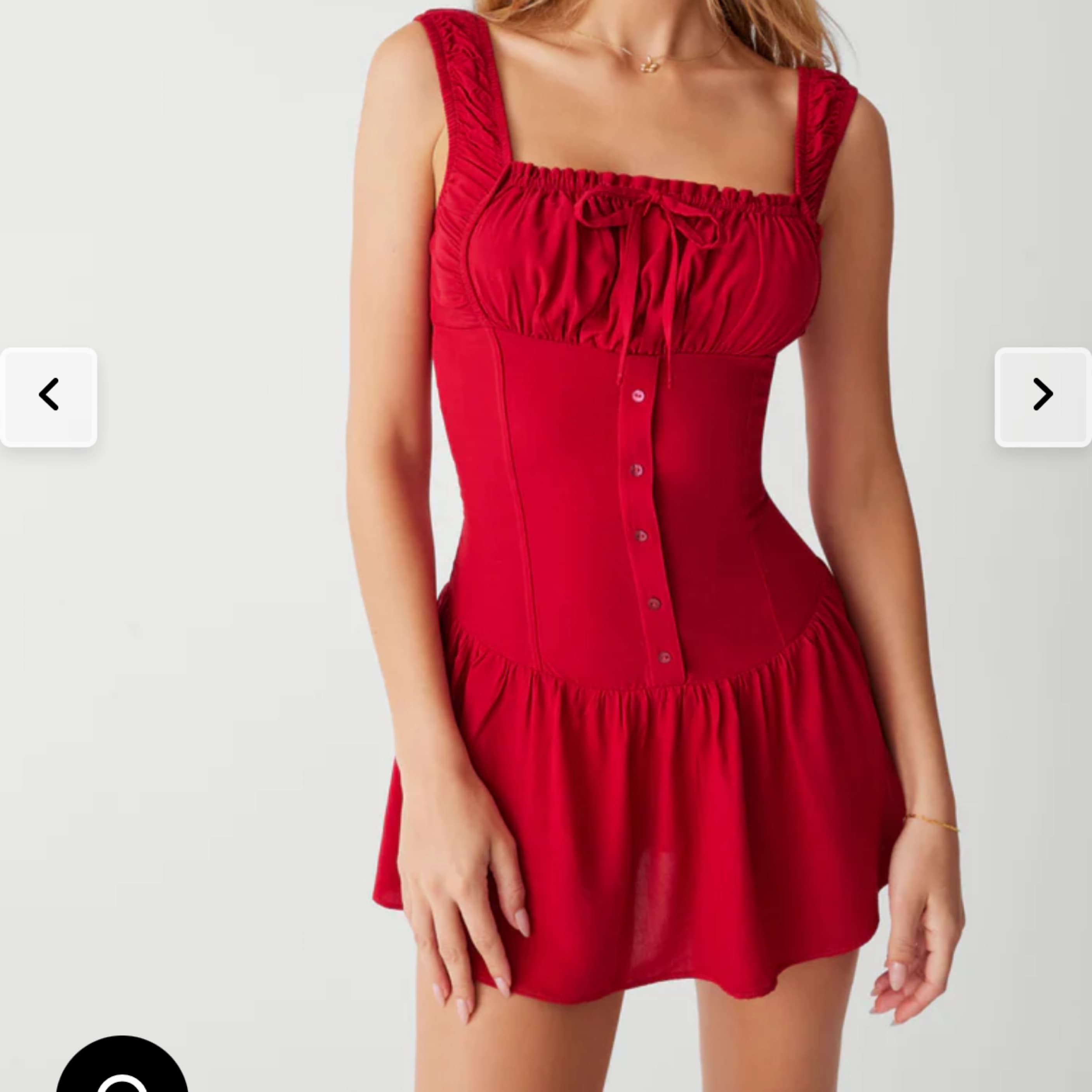 Frankies Bikinis Red Dress - Image 1