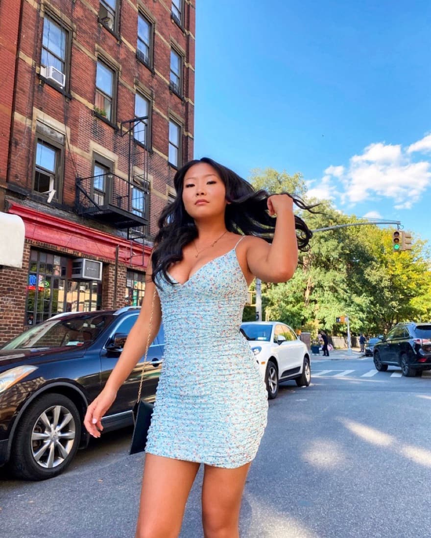 Urban Outfitters Floral Blue Dress - Image 1