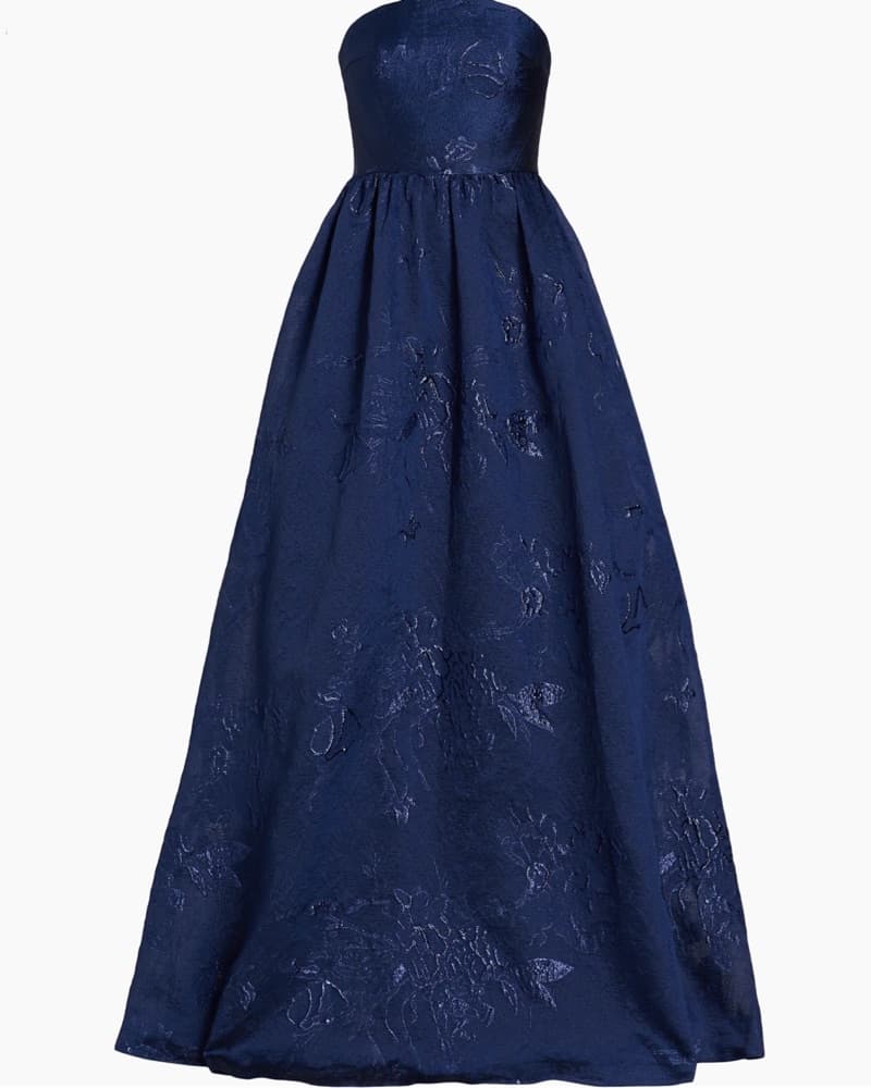 Strapless Jaquard gown ML MONIQUE - Image 3