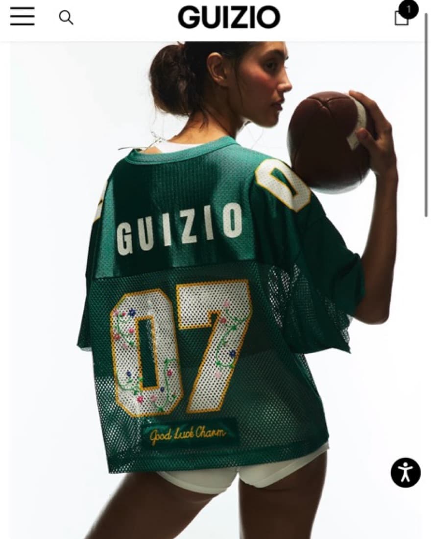Guzio x Champion cut off Football Jersey - Image 1