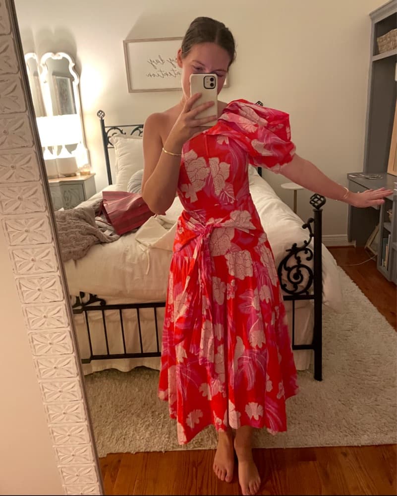 Farm Rio Dew Drop Floral Dress - Image 2