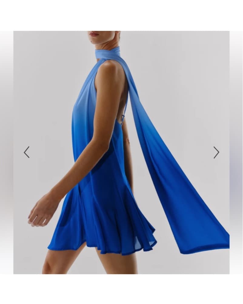 baobab air wrap blue ombre dress  - Image 3