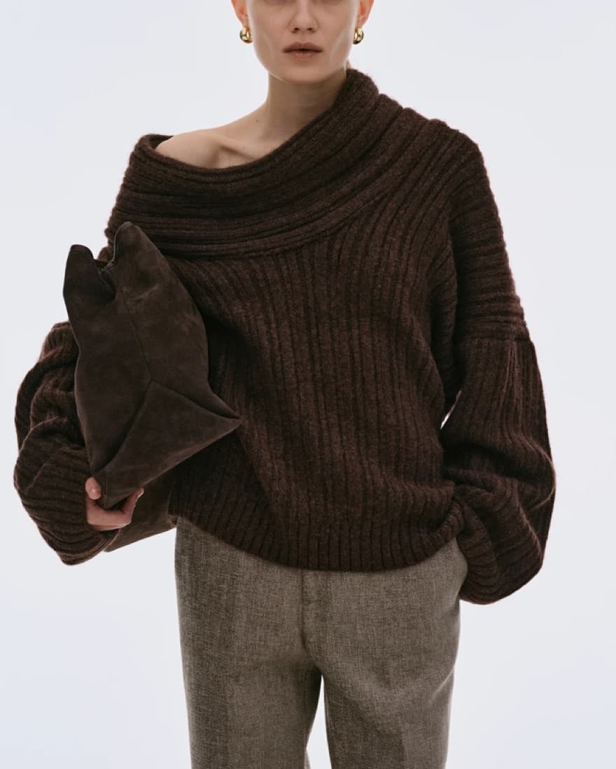 Source Unknown Off The Shoulder Sweater - Image 4