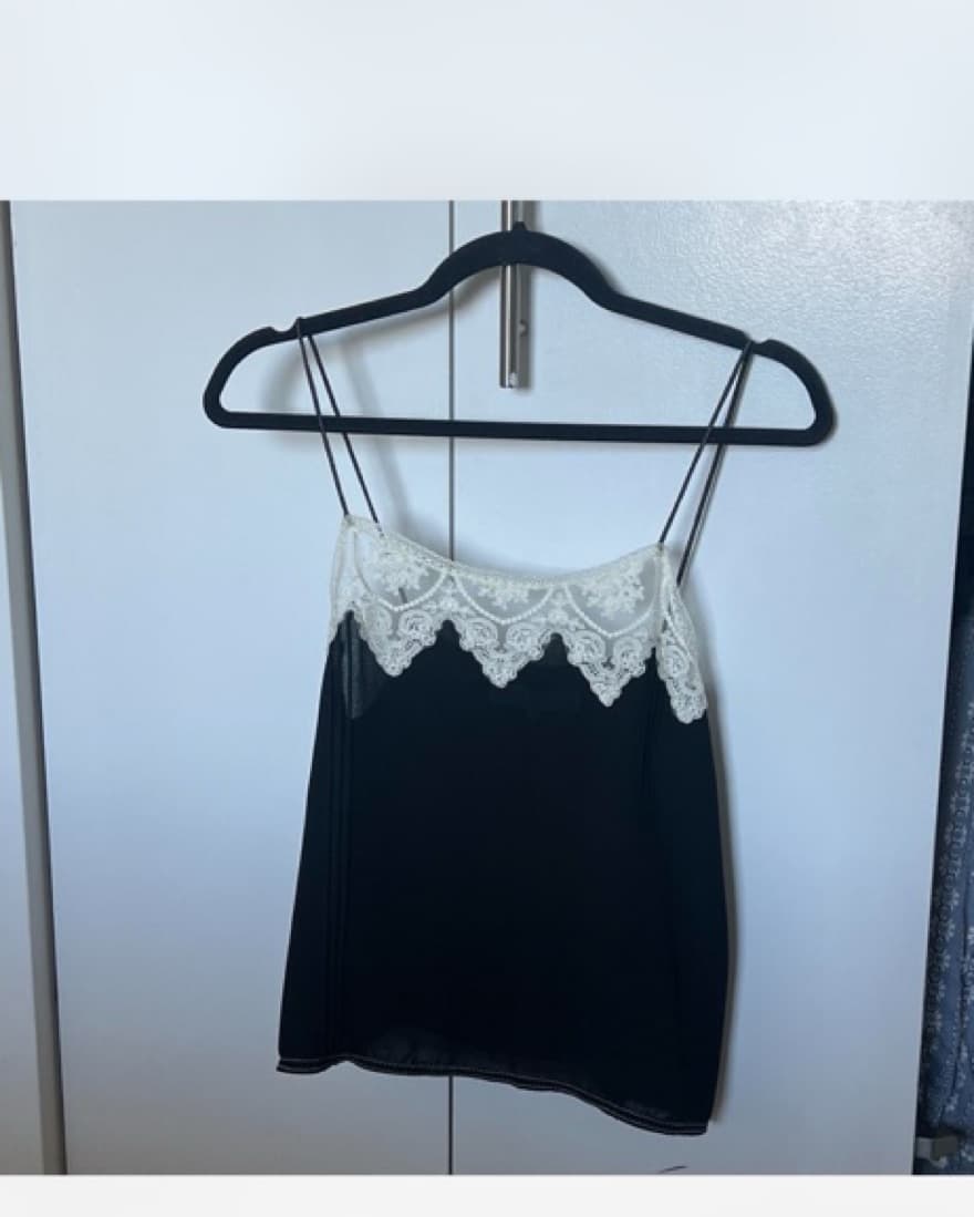 Chic Lace Trim Camisole - Image 1