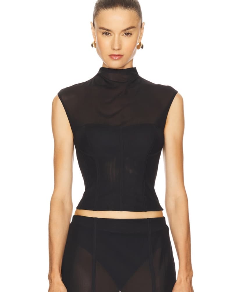 Camila Coelho Black Sleeveless Top - Image 1