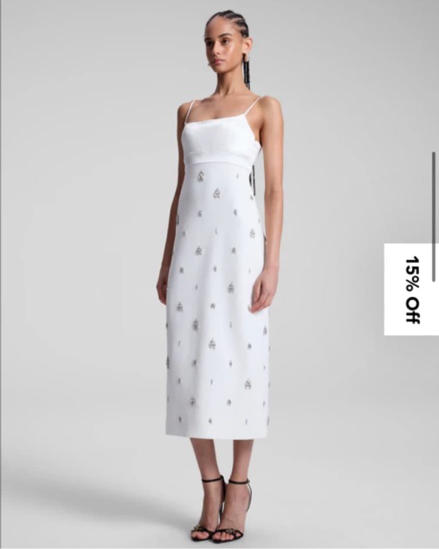 ALC Embellished Midi Dress - Image 1
