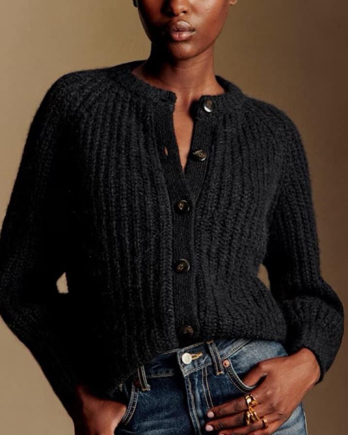 Sezane Black Cardigan - Image 1