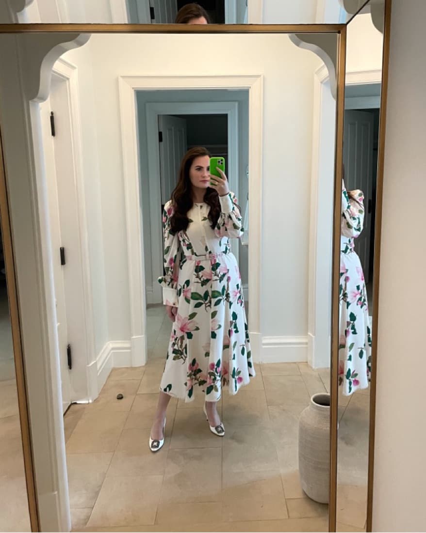 Andrew Gn Floral Dress - Image 3