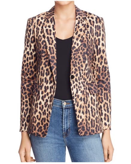 Leopard Print Olivaceous Blazer  - Image 1
