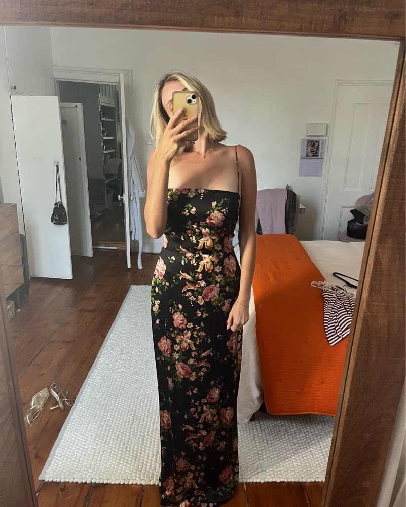 Elegant Floral Maxi Dress - Image 2