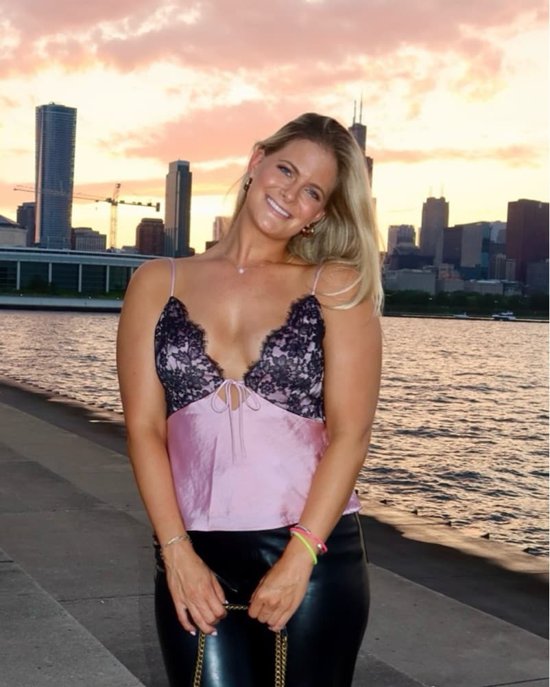 Feminine Floral Cami in Soft Pink - Image 2