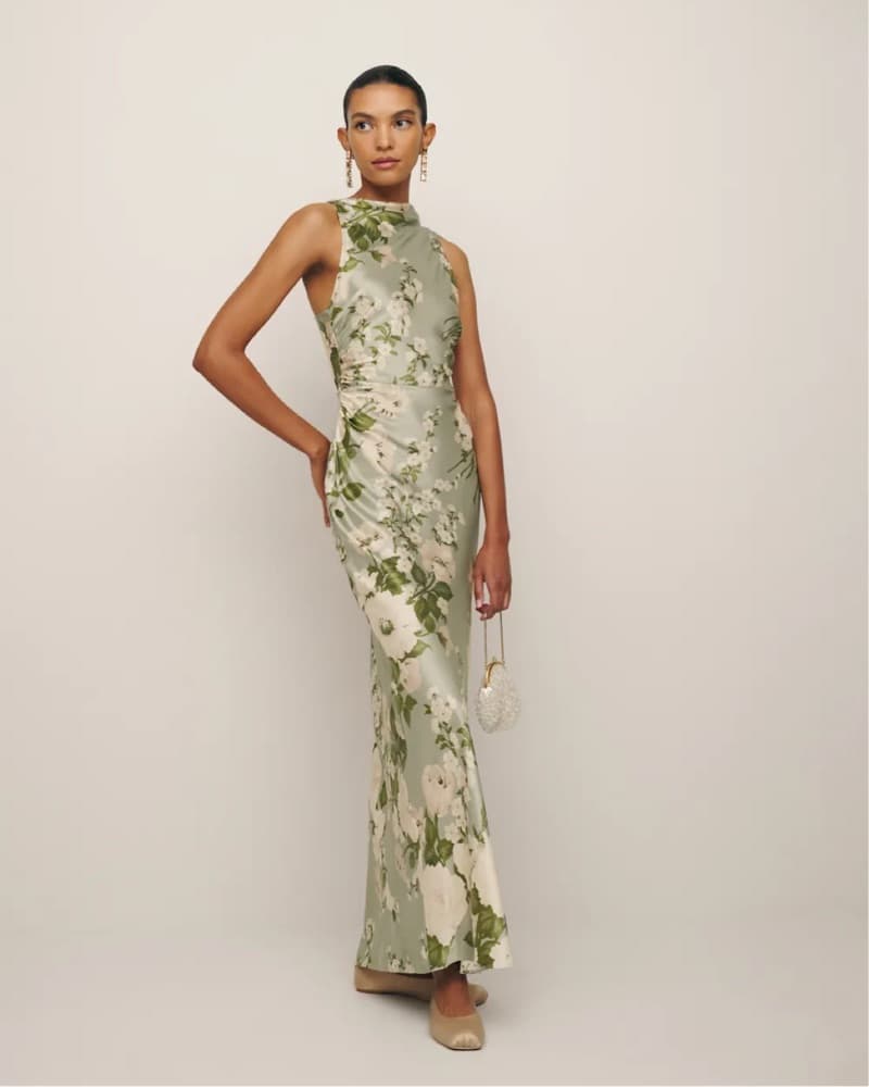 Reformation Anaiis Dress - Tarragon - Image 1