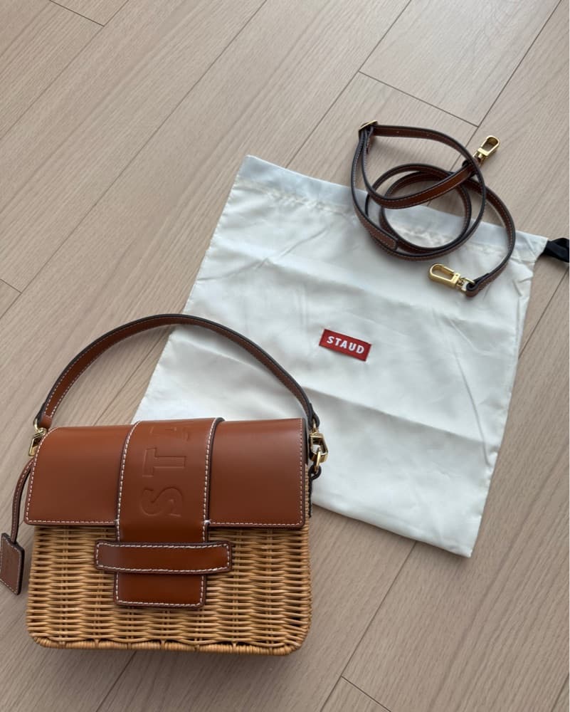 Staud Charli Wicker Bag - Image 4