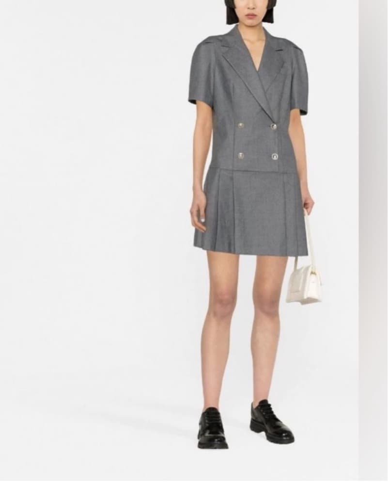 Sandro Double Breasted Wool Dress  - Image 3