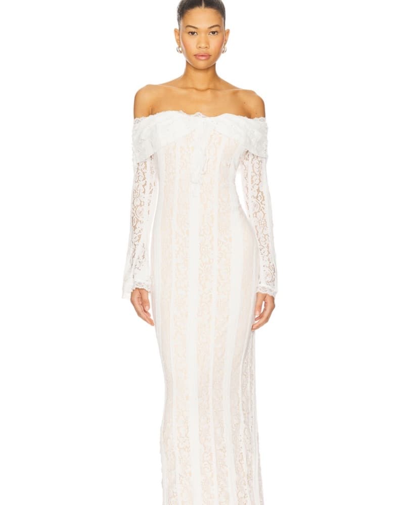 Off-the-Shoulder Lace dress - Image 2