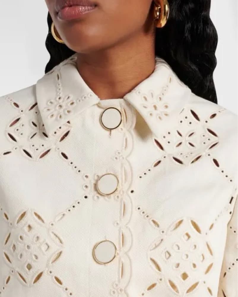 Veronica Beard Adelaide Eyelet Jacket 4 - Image 2