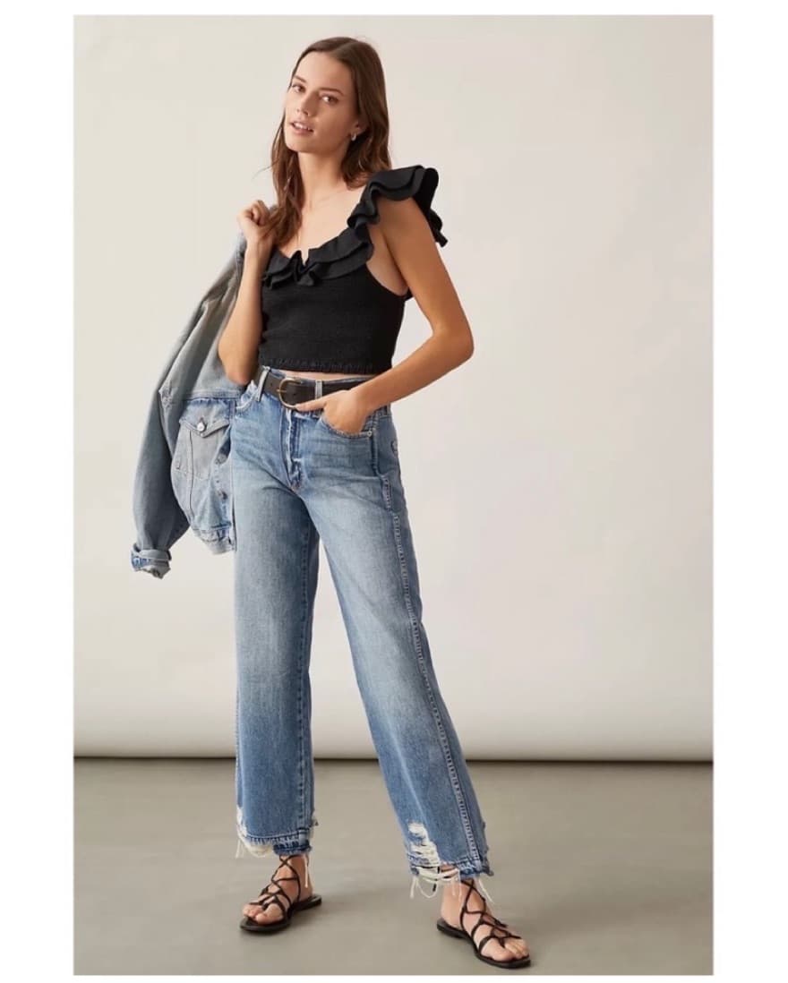 AMO Sophie Crop Jeans - Image 1