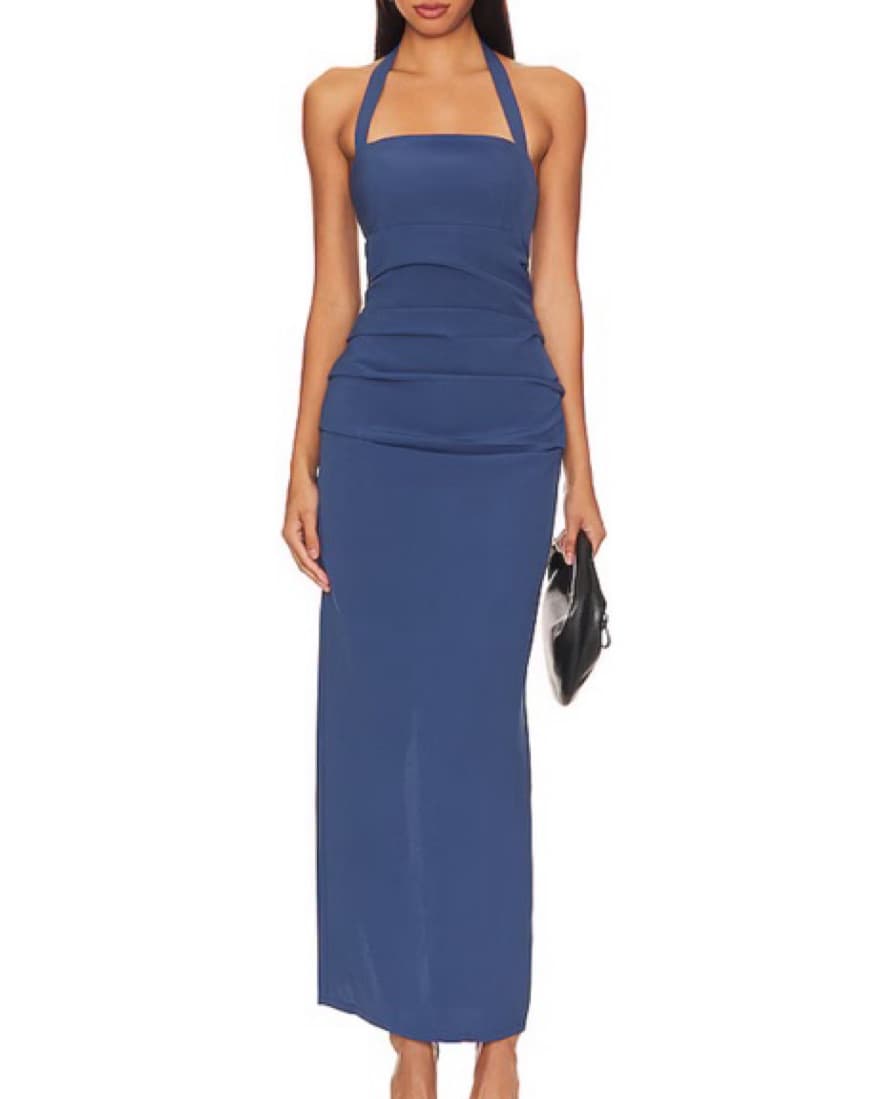 Revolve Lioness Navy Maxi Dress - Image 1